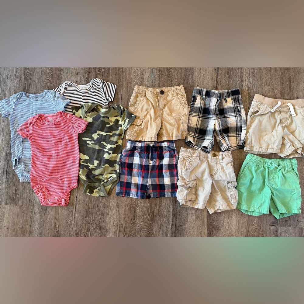 EUC- 18M/18-24M Baby Boy summer lot, Carter’s, Gerber, Cat & Jack, Old Navy, Gap